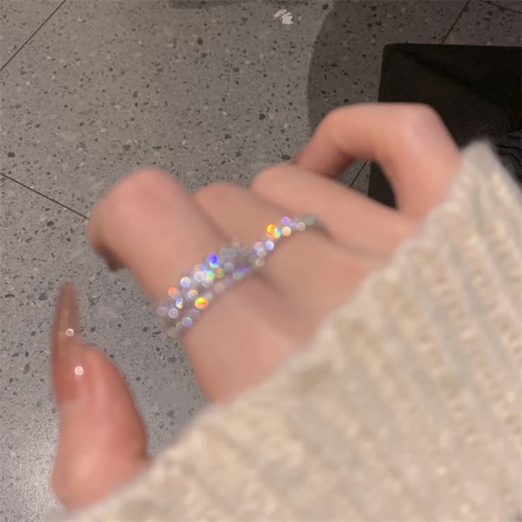 Brand small design sophisticated fashionable elegant ring, light luxury style 2