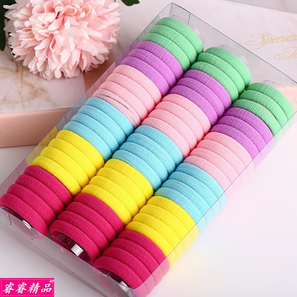 Hair Bands Rope & Rubber Bands 66pcs Set 3