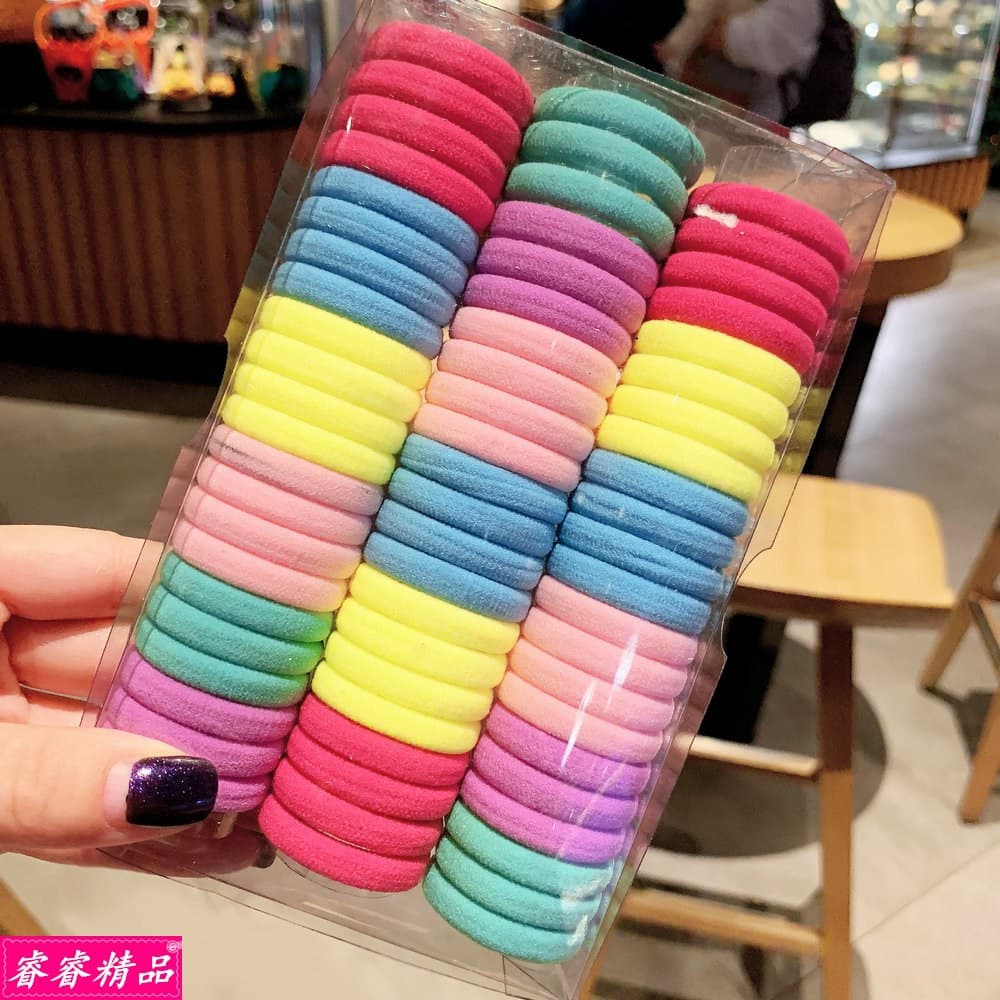 Hair Bands Rope & Rubber Bands 66pcs Set 4