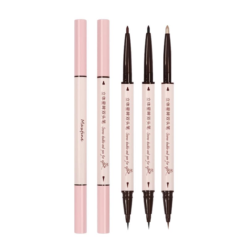 Maxfine Double-sided eye pencil, lip pencil, no smudge, for beginners 5
