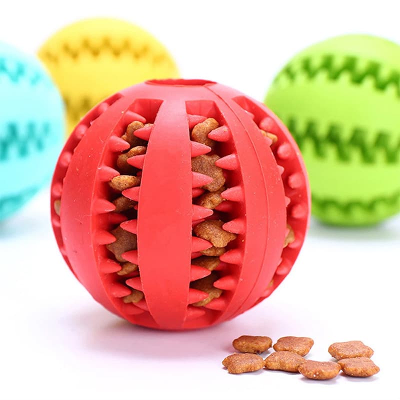 Pet dog toy self -relief, grinding teeth, spilling, gilling, biting puppy, hiding watermelon ball dog toys, not bad bite