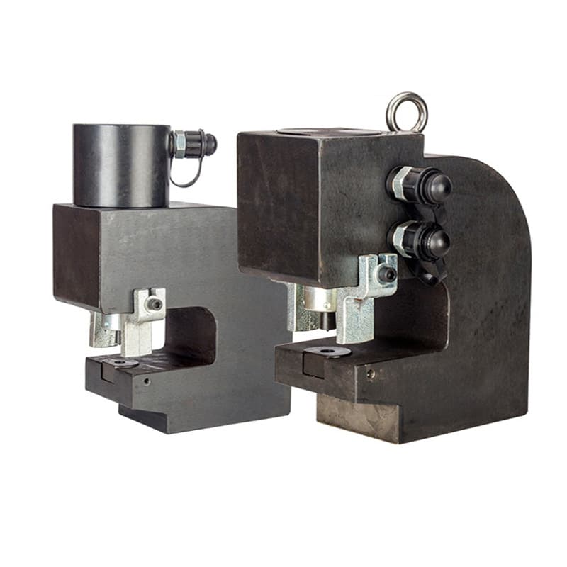 Manufacturer CH-80-100 Electric hydraulic punching machine Angle steel channel steel punching machine Heavy duty stainless steel punching machine 5