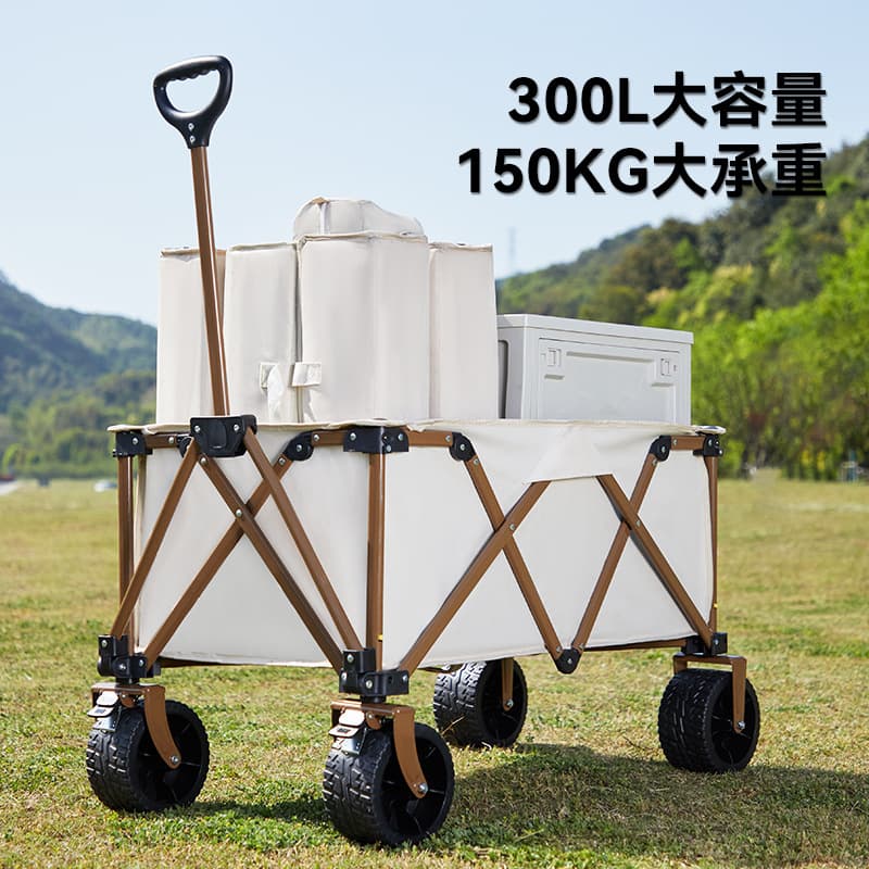 Travel handheld folding cart for camping, camper van 2