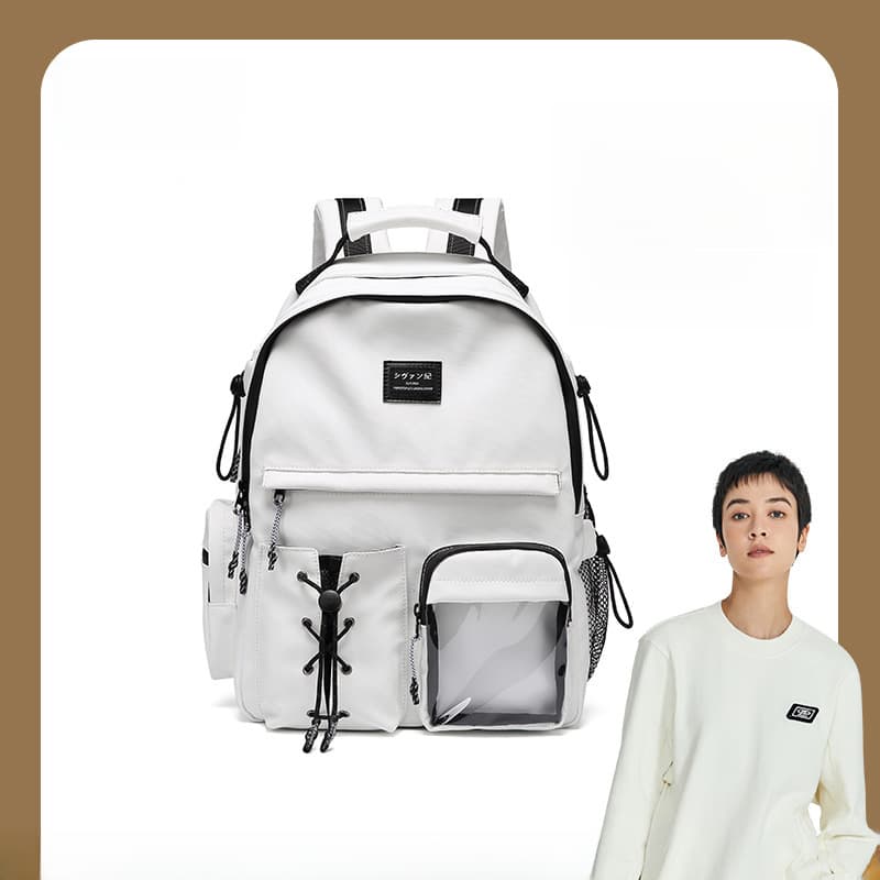 CHAOFANJI Design Japanese capacious backpack, shoulder bag, trend of season, for students