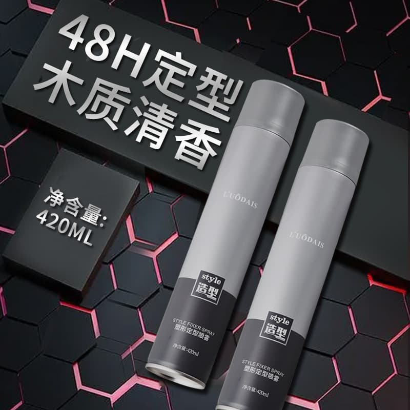 Luoduishi Men's Strong Hold Hair Spray 420ml 2