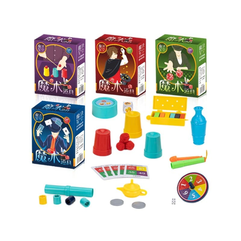 Magic toy, set, interactive children's gift box, for children and parents, Birthday gift, training 5