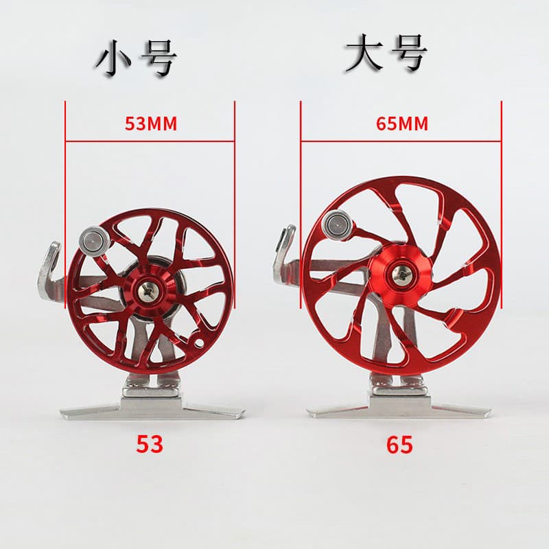 All-Metal Fishing Reel - Ice Fishing Wheel with Flying Fish Hook 3