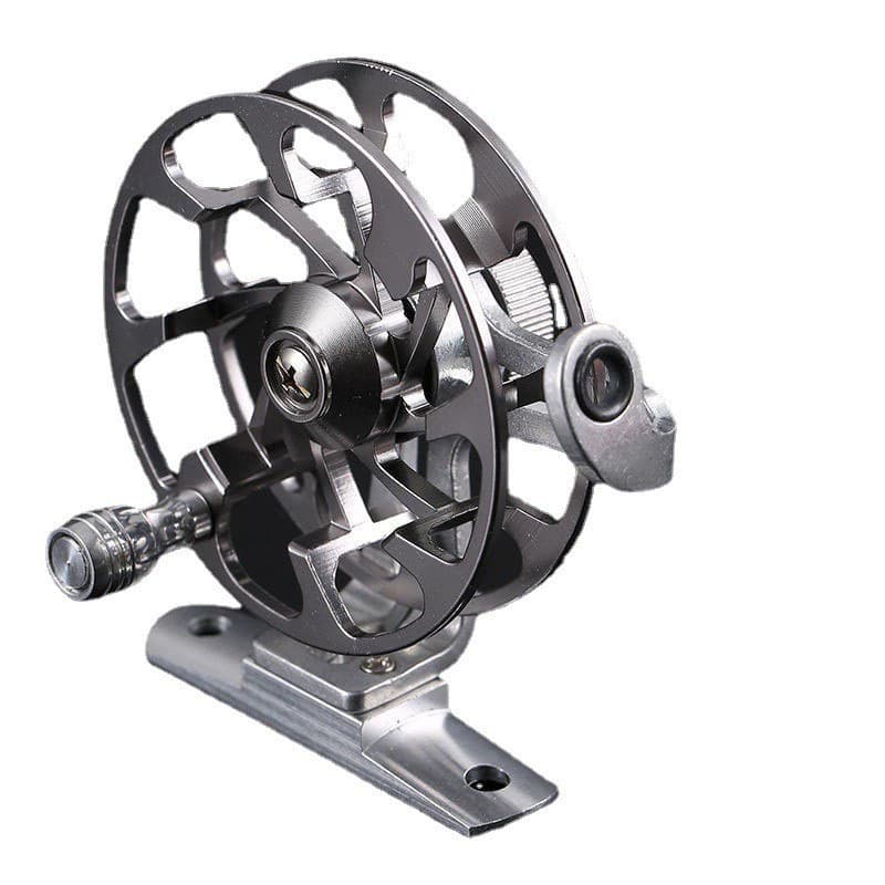 All-Metal Fishing Reel - Ice Fishing Wheel with Flying Fish Hook 5