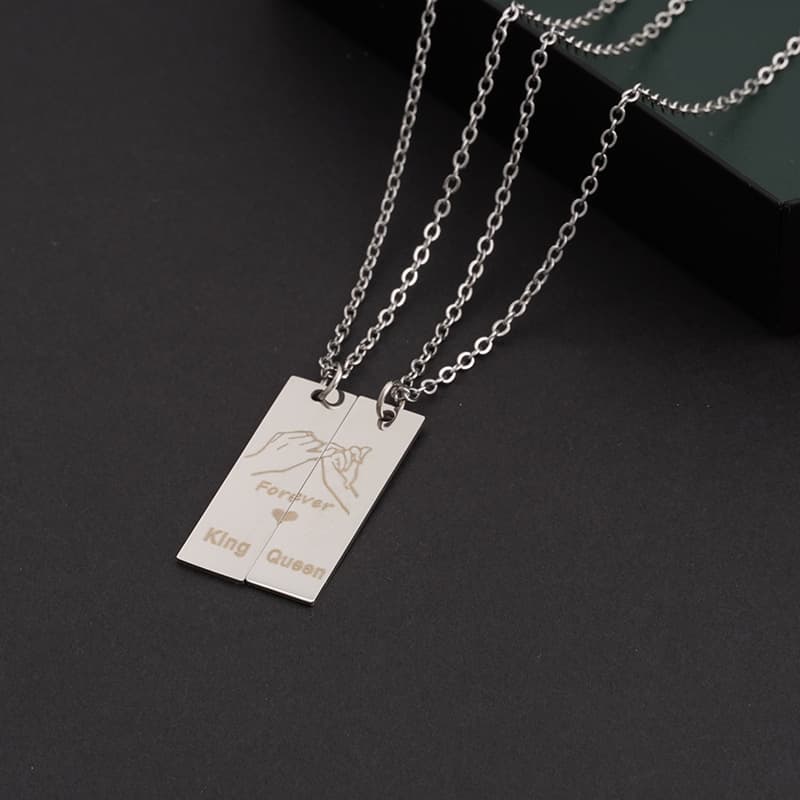 (Cross-border trading), necklace with letters stainless steel for St. Valentine's Day, for beloved, Birthday gift 3