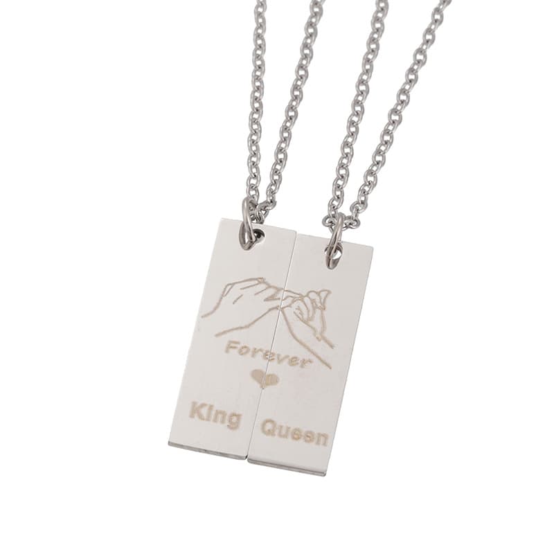 (Cross-border trading), necklace with letters stainless steel for St. Valentine's Day, for beloved, Birthday gift 5