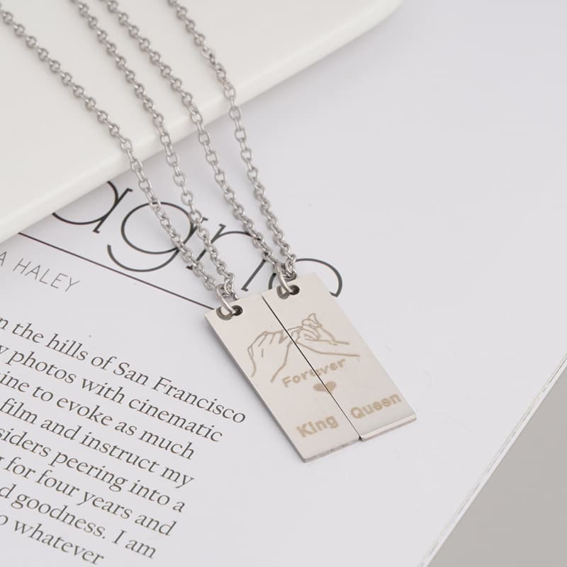 (Cross-border trading), necklace with letters stainless steel for St. Valentine's Day, for beloved, Birthday gift 1