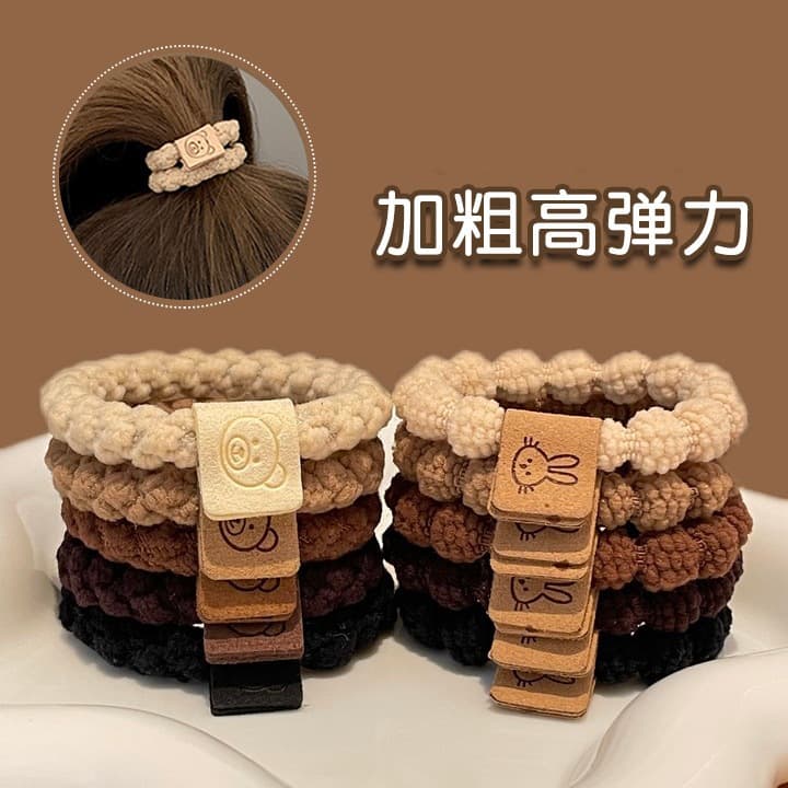 Hair rope with pigtail, ponytail, hair accessory, high-quality style 3