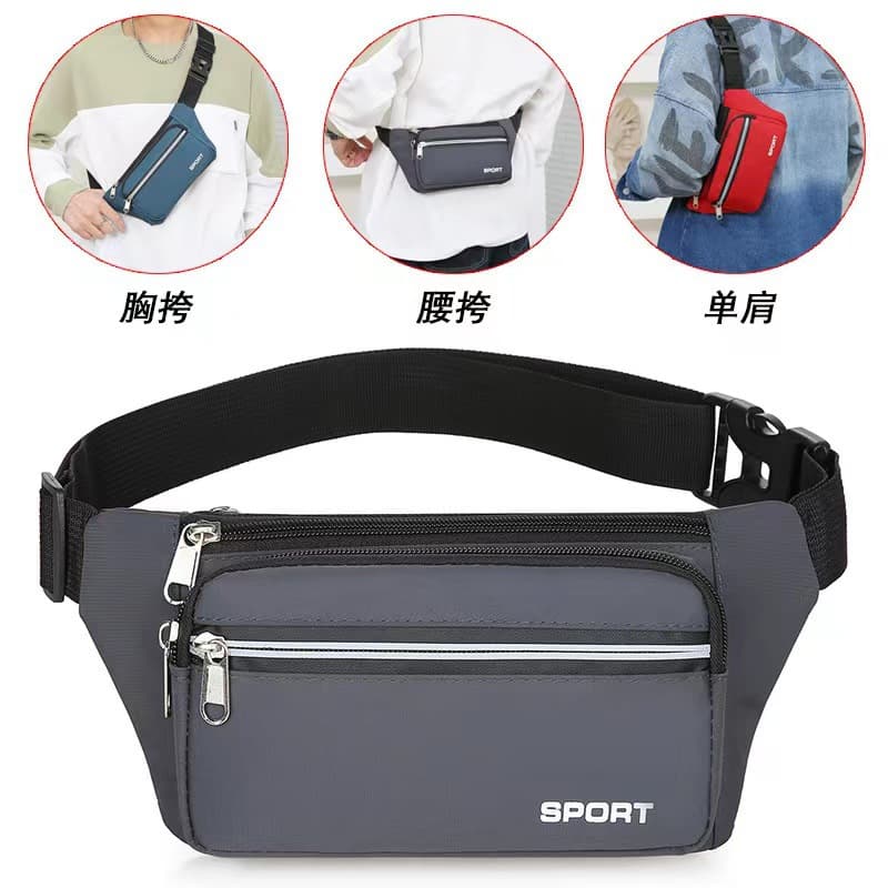 Mobile phone, men's belt bag, wear-resistant universal capacious waterproof wallet 2