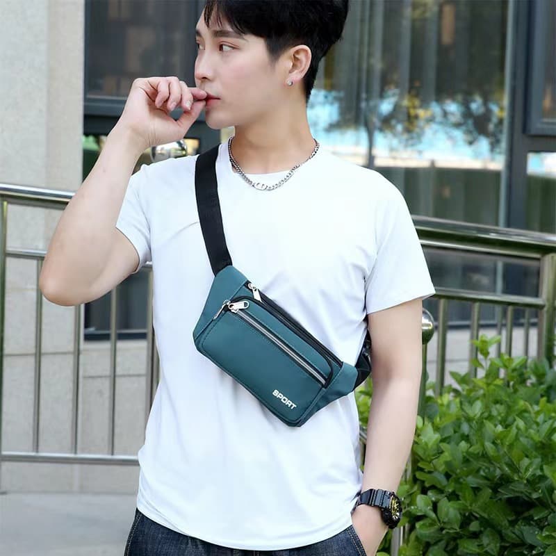 Mobile phone, men's belt bag, wear-resistant universal capacious waterproof wallet 4