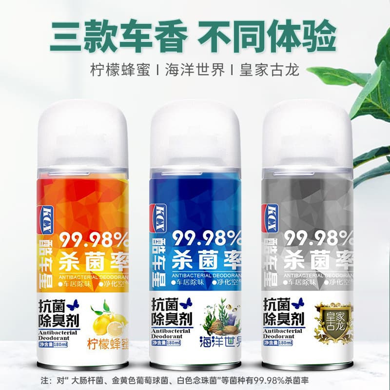 Deodorant, antibacterial spray, aerosol for auto, fresh perfume, aromatherapy 4