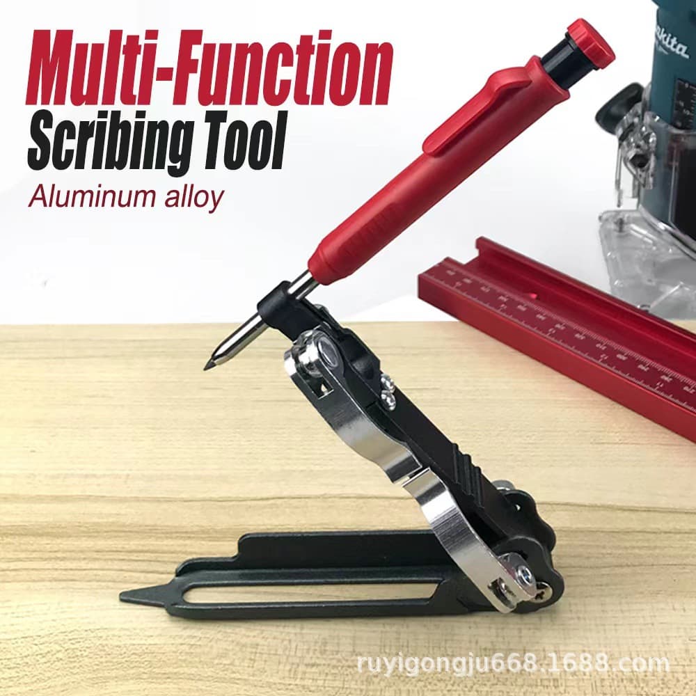Woodworking pen shape taker graffiti line measurement tool circular planning line outline gauge profiling gauge shape taker tile compass 1