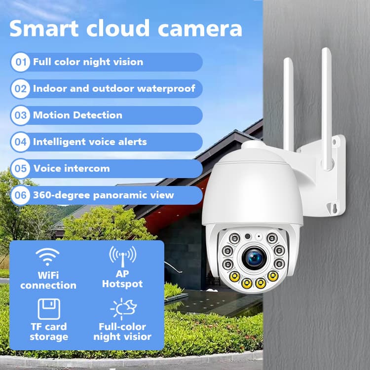 1080p HD WIFI CCTV Safety System Round Ding Camera outdoor Network Wireless Monitoring Family