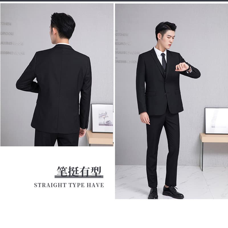 Universal set, autumn demi-season classic suit jacket, 3 piece set, Korean style 4