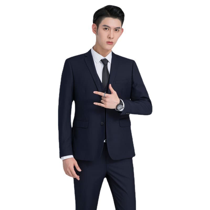 Universal set, autumn demi-season classic suit jacket, 3 piece set, Korean style 5