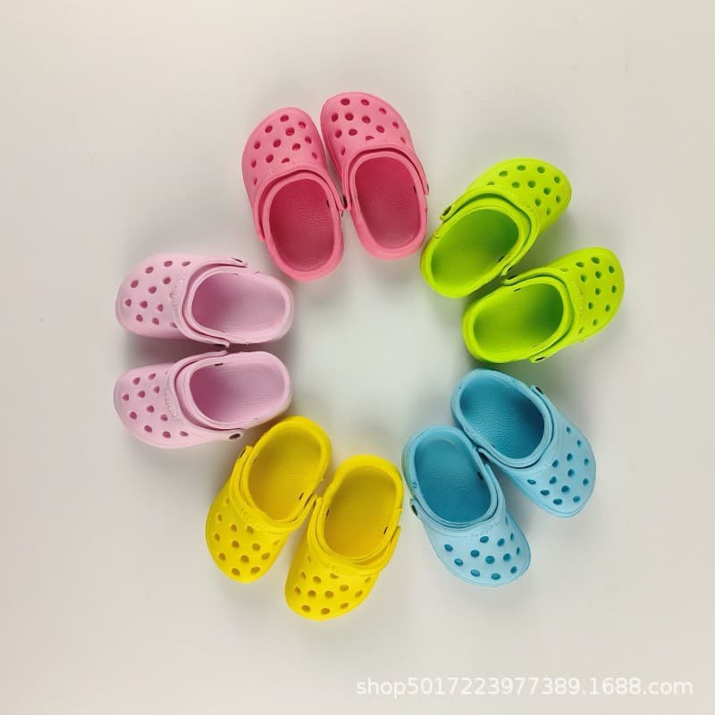 Crocs-style slippers, toy, cartoon cute small accessory, pet, DIY 1
