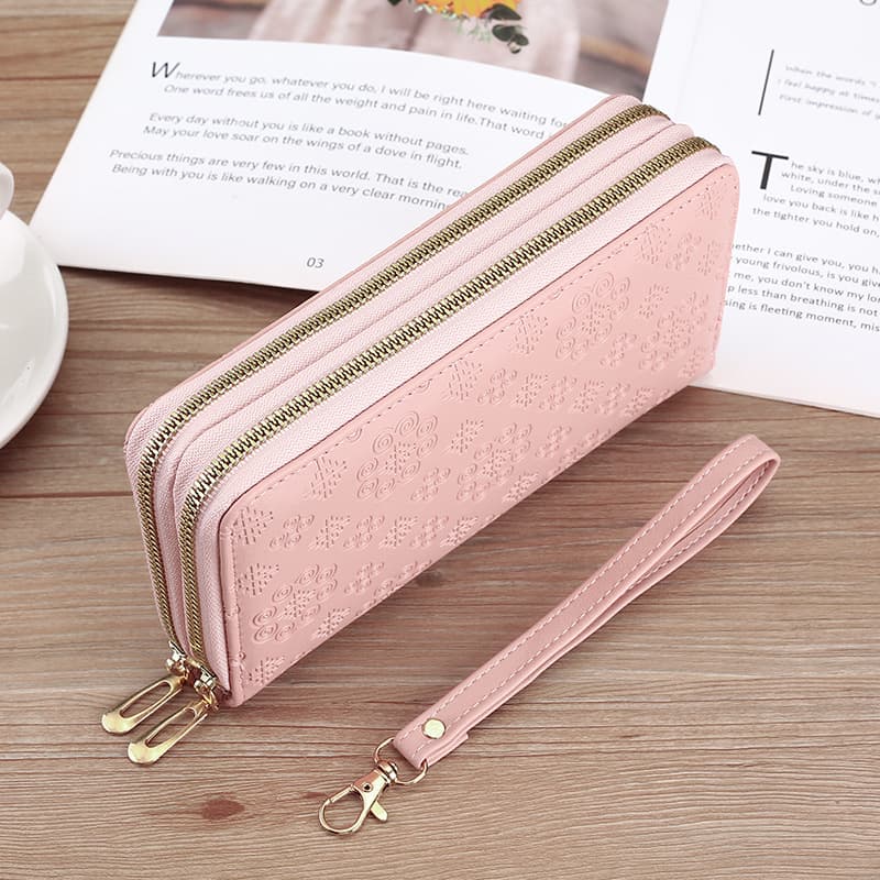 Wallet, long universal shoulder bag, fashionable card holder with zipper, small clutch bag, city style 4