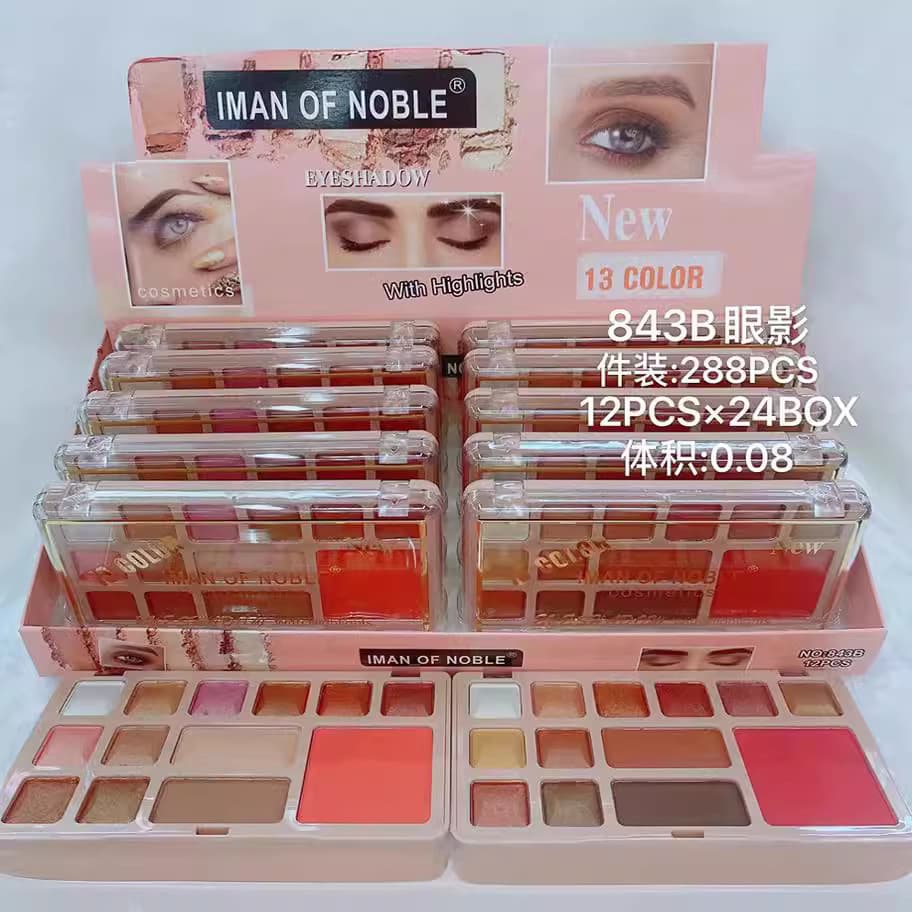 IMAN OF NOBLE Matte Pearl Eyeshadow & Blush Palette 4
