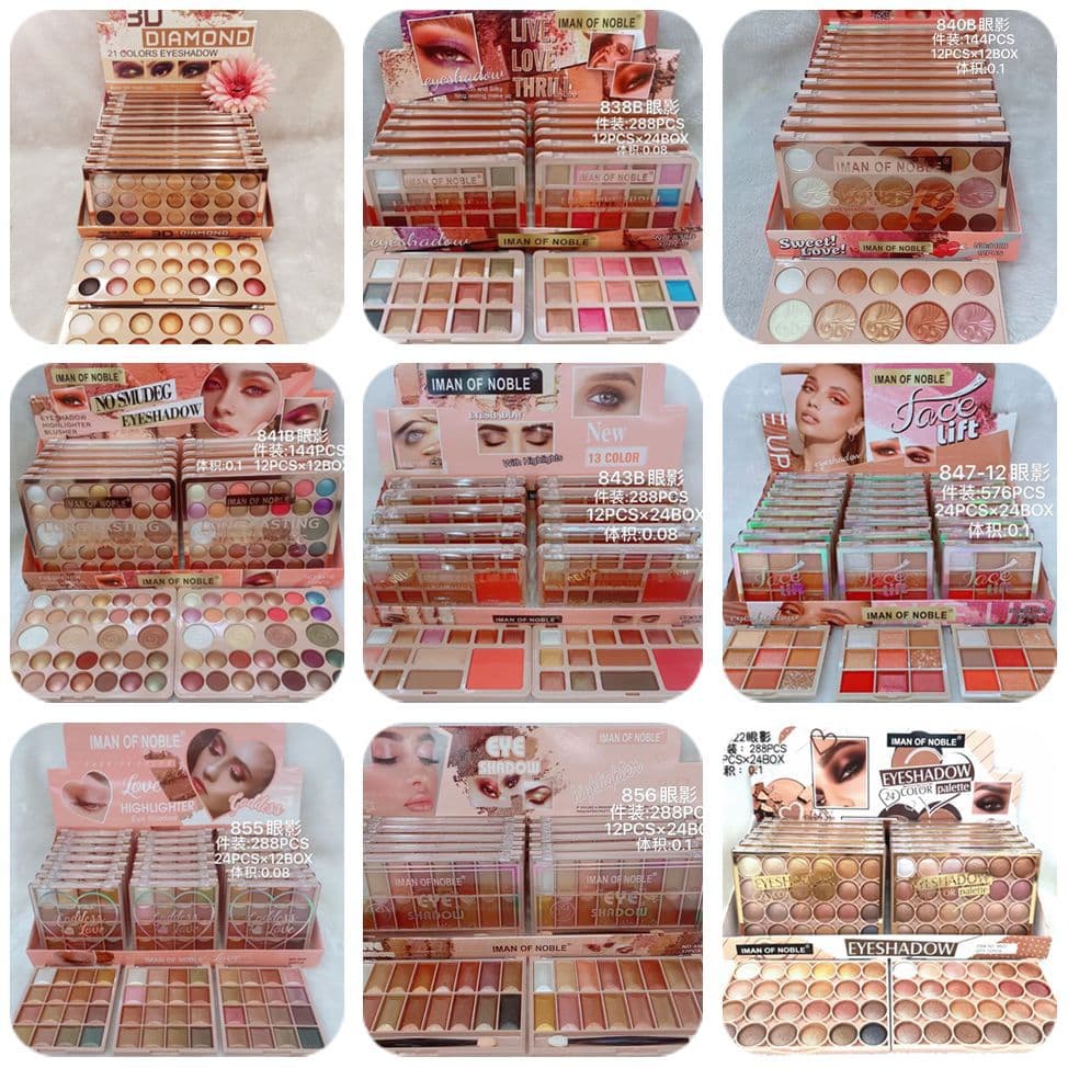 IMAN OF NOBLE Matte Pearl Eyeshadow & Blush Palette 1