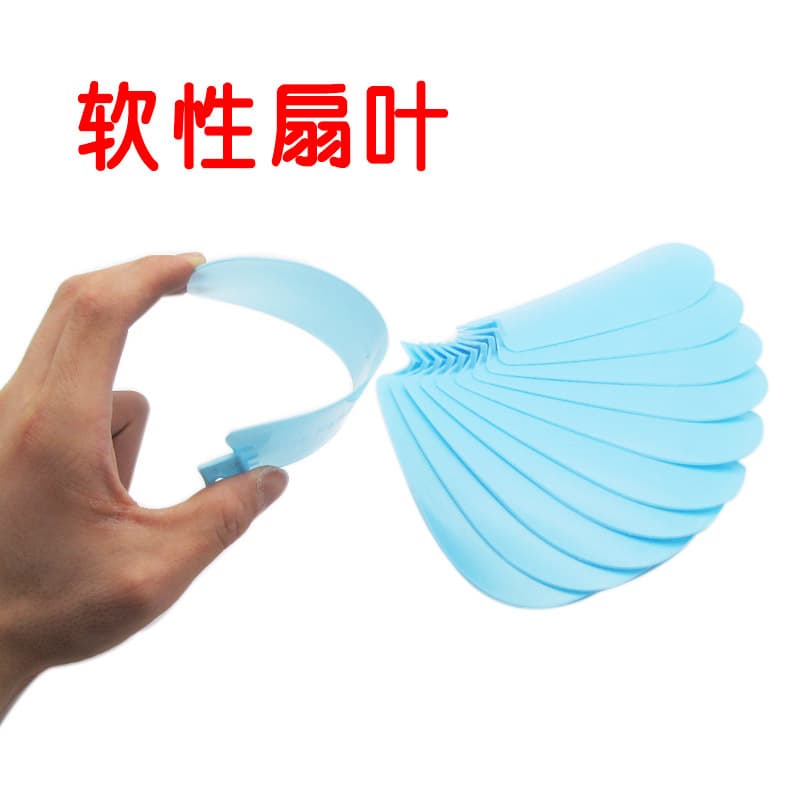 Mini small hanging fan blade thickened direct plug -in leaf small tabletop fan wind leaf fan pages to pages 1