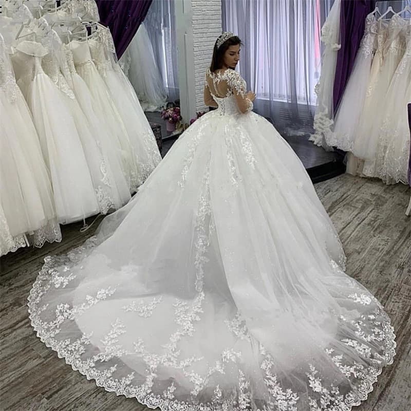 (Cross-border trading), wedding dress for pregnant, 2026 years, European style, high waist, for teenagers 4