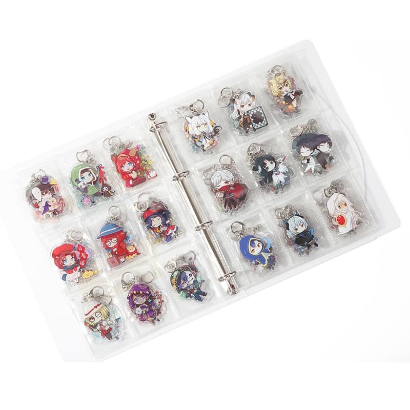 Badge, keychain, cards album, storage system, tear-off sheet 5