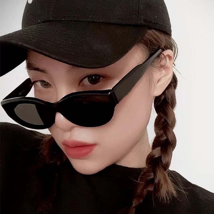 (Cross-border trading), black glasses, sunglasses solar-powered, cat's eye 4