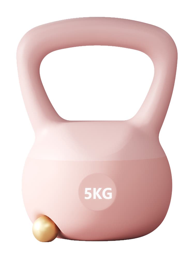 Source manufacturer soft kettlebell women's fitness equipment wholesale 5 kg hip training buttock lifting kettle dumbbell men's training 5