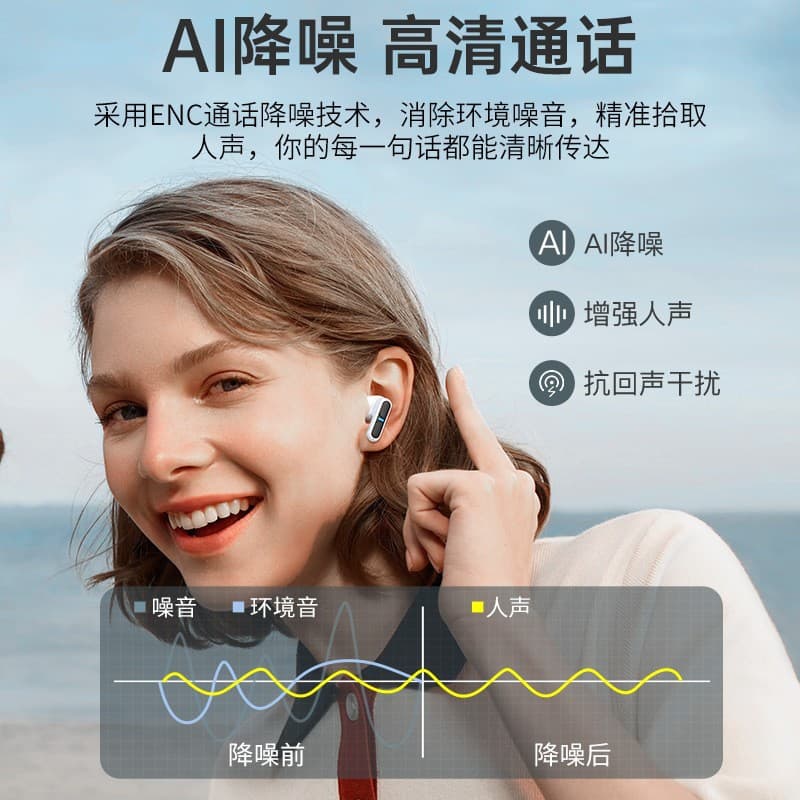 Bluetooth Headphones Compatible with Apple, Huawei, Xiaomi 4