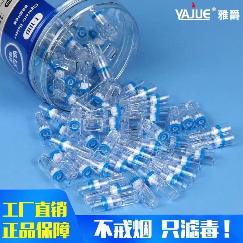 Yajue's disposable cigarette stick filter cigarette male and women's net smoke cleaning lungs abandoned rough cigarette holder