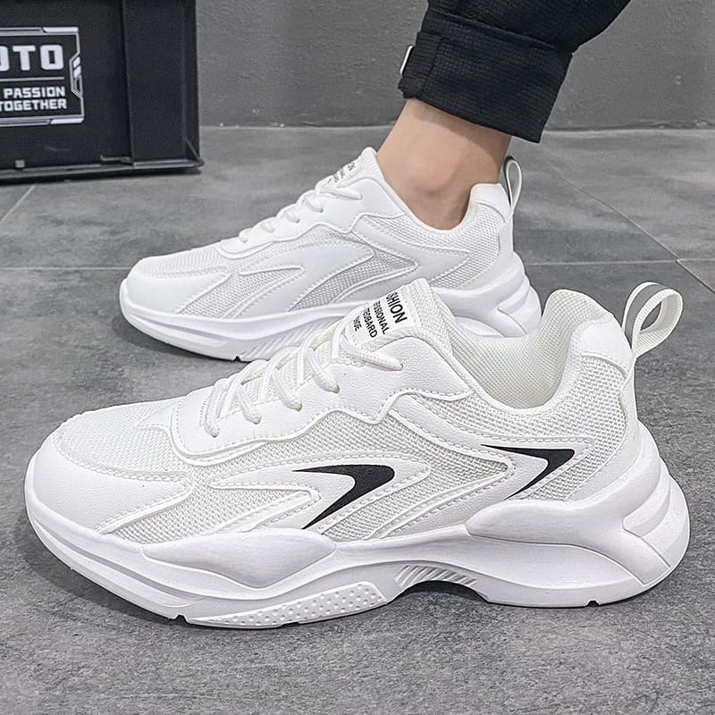 Summer breathable sneakers platform for students, trend universal casual footwear, summer 2024, for running 2
