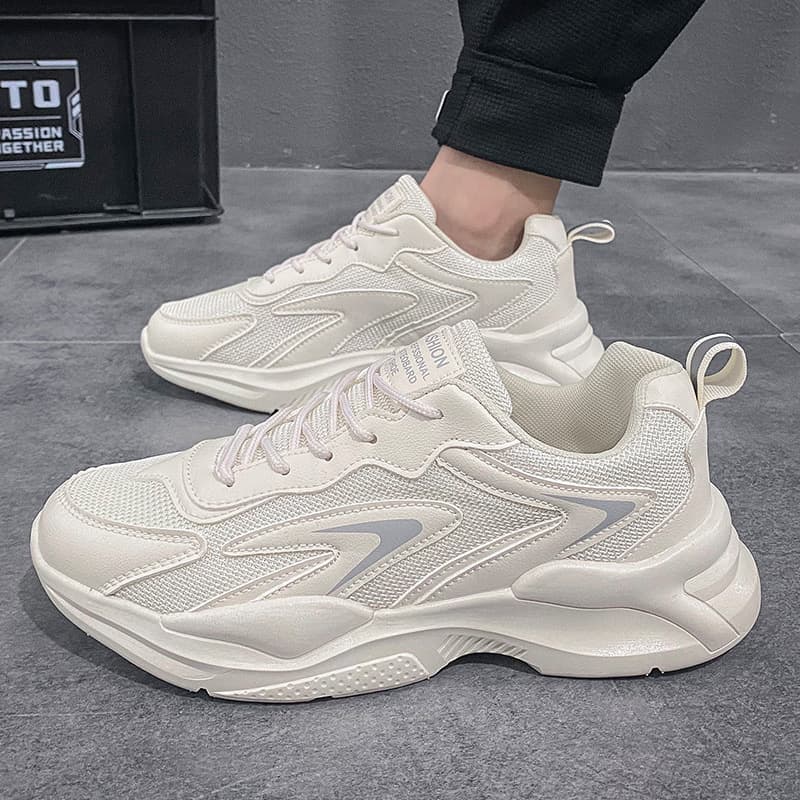 Summer breathable sneakers platform for students, trend universal casual footwear, summer 2024, for running 3