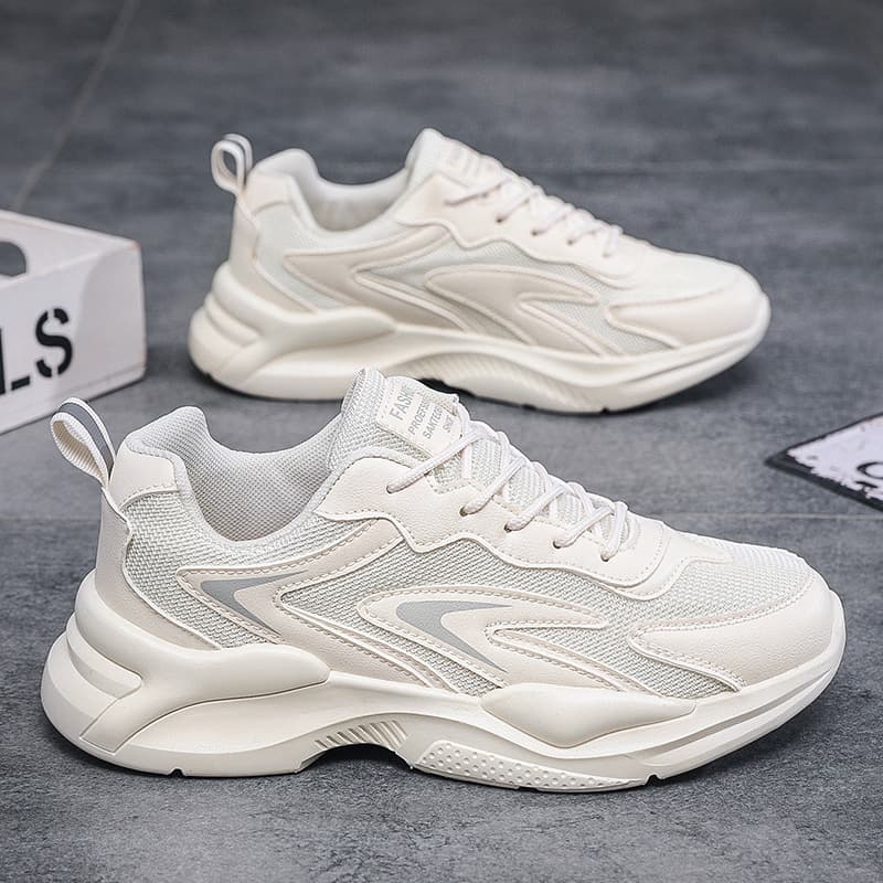 Summer breathable sneakers platform for students, trend universal casual footwear, summer 2024, for running 1