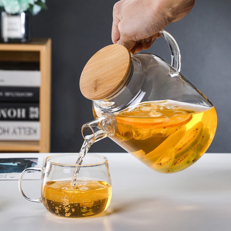Glass teapot, flavored tea for home use 2