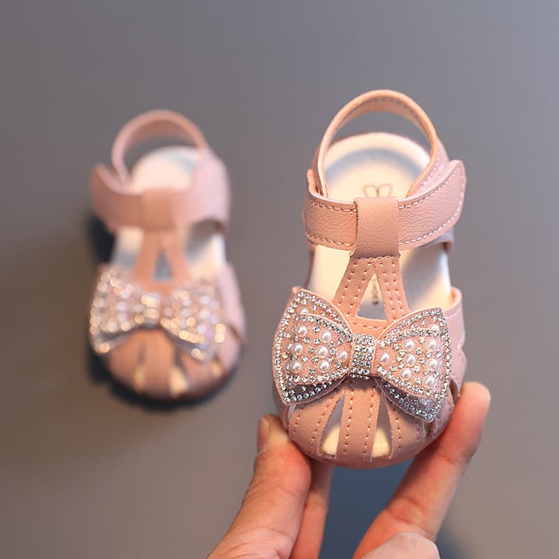 (Cross-border trading), summer breathable fashionable sandals girl's for new born for early age, soft sole 2