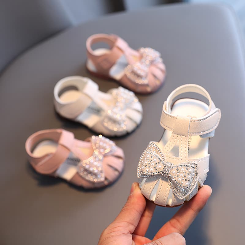 (Cross-border trading), summer breathable fashionable sandals girl's for new born for early age, soft sole 1