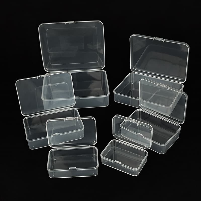 Plastic materials set, stand with accessories, cards, storage box 1