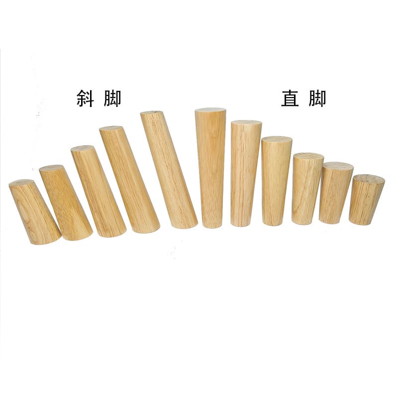 Solid wood furniture supports foot wood craft oak sofa foot TV cabinet support foot cabinet and foot coffee table 5