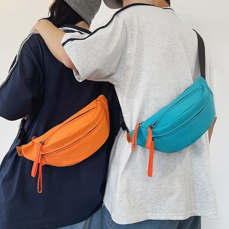 Chest bag, small bag, Japanese waterproof bag, casual sports men's shoulder bag, belt bag, custom-made, with your logo imprint 2