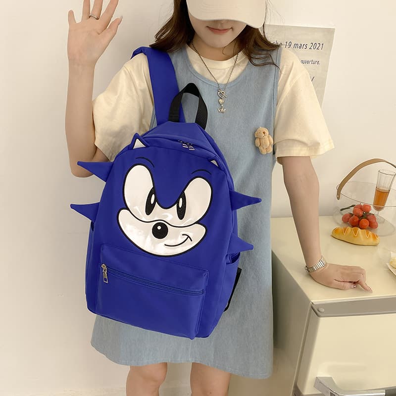 Sony, cartoon backpack, capacious shoulder bag for traveling, for beloved