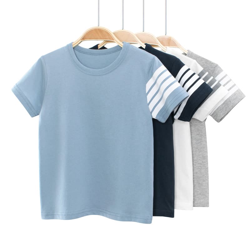 Summer clothing, children's summer short sleeve T-shirt