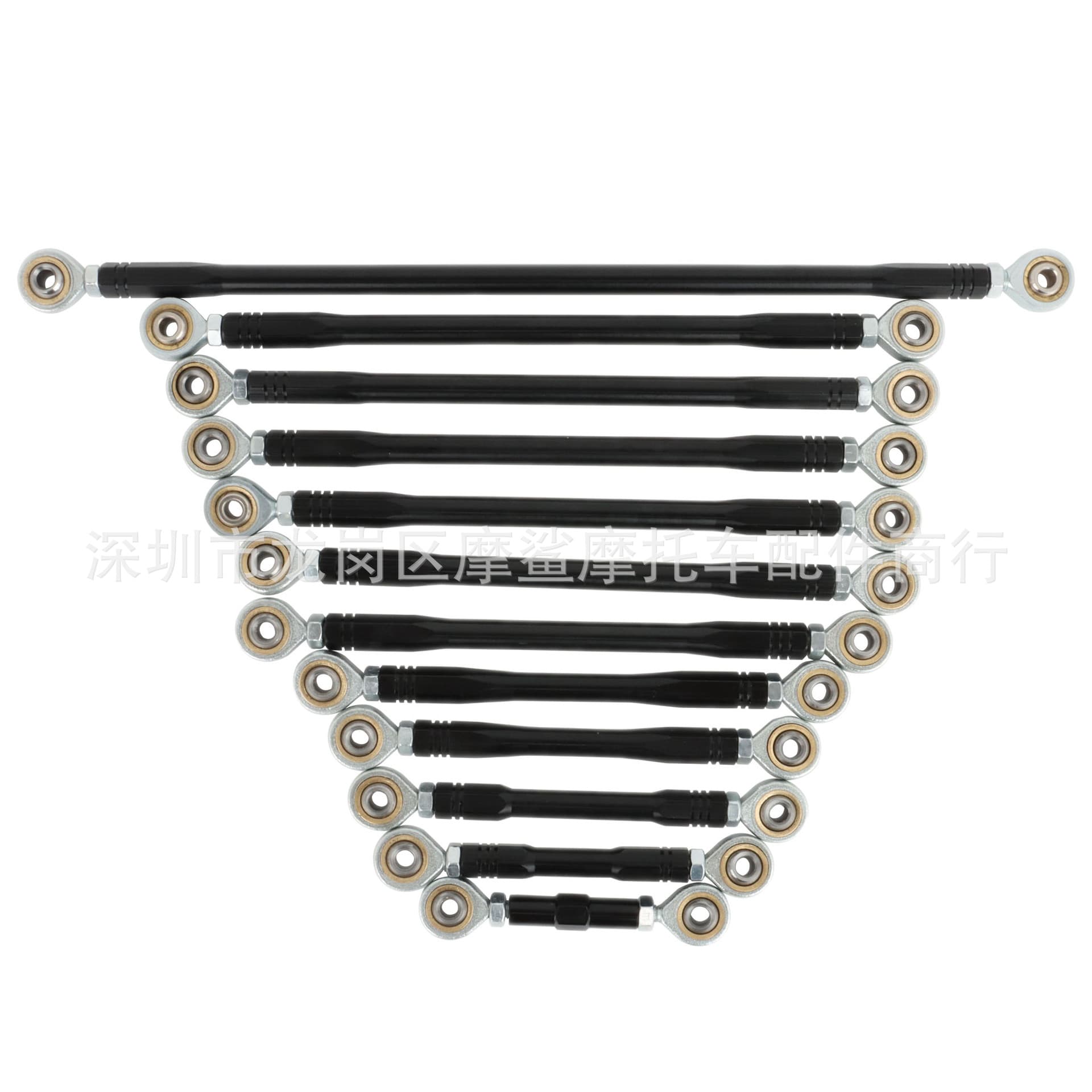 Motorcycle modification accessory CNC aluminum transition connection connection rod change gear shift rod shifting connecting rod 40-280mm 2