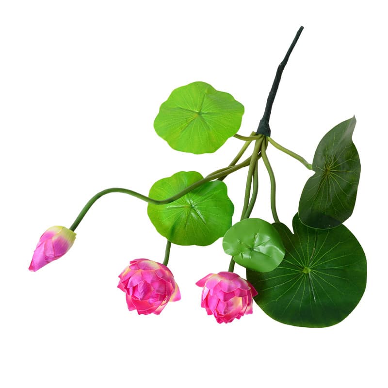 Artificial lotuses, pond decor for home use for living room, artificial flowers 5