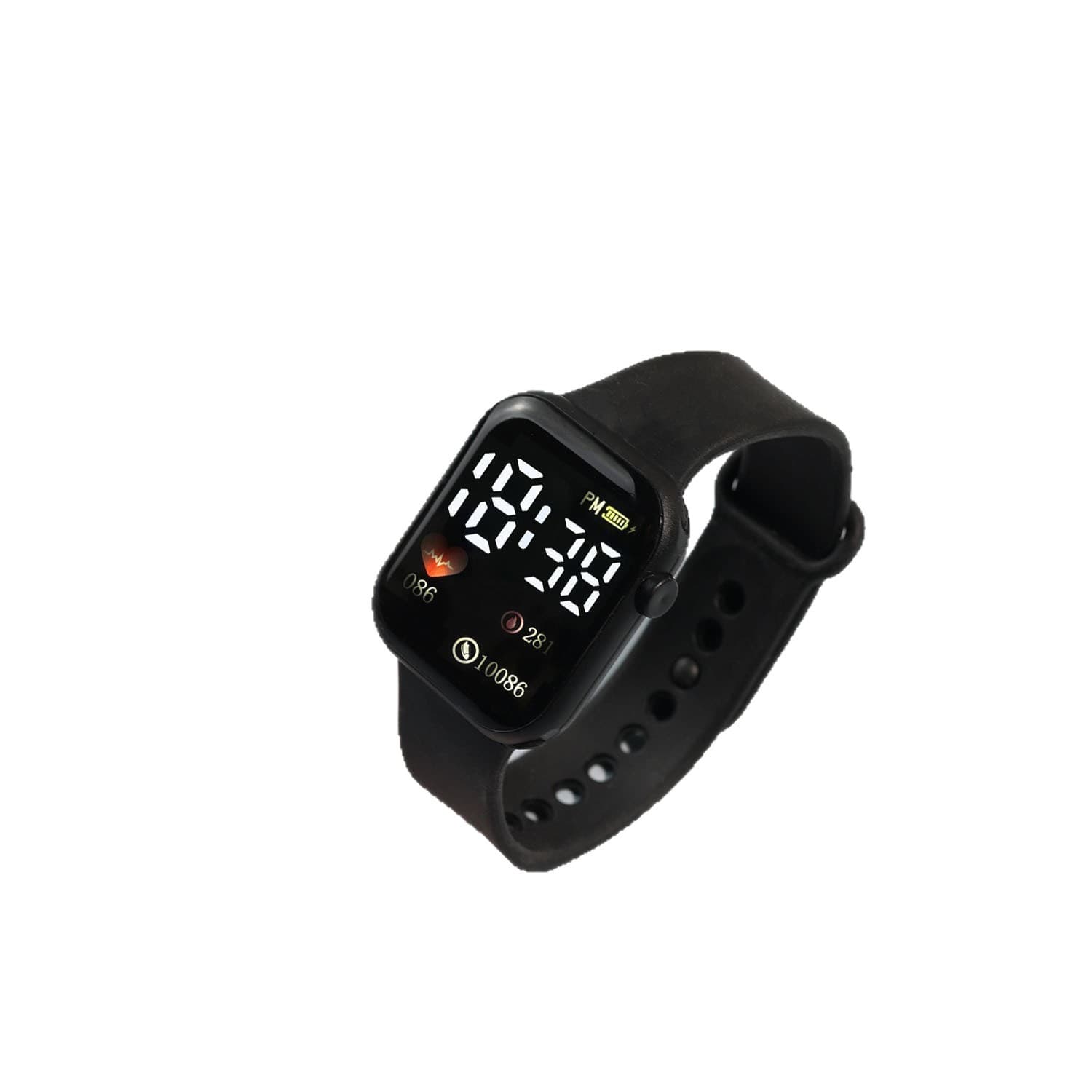 Electronic square travel waterproof watch for leisure, (Physicals) 5