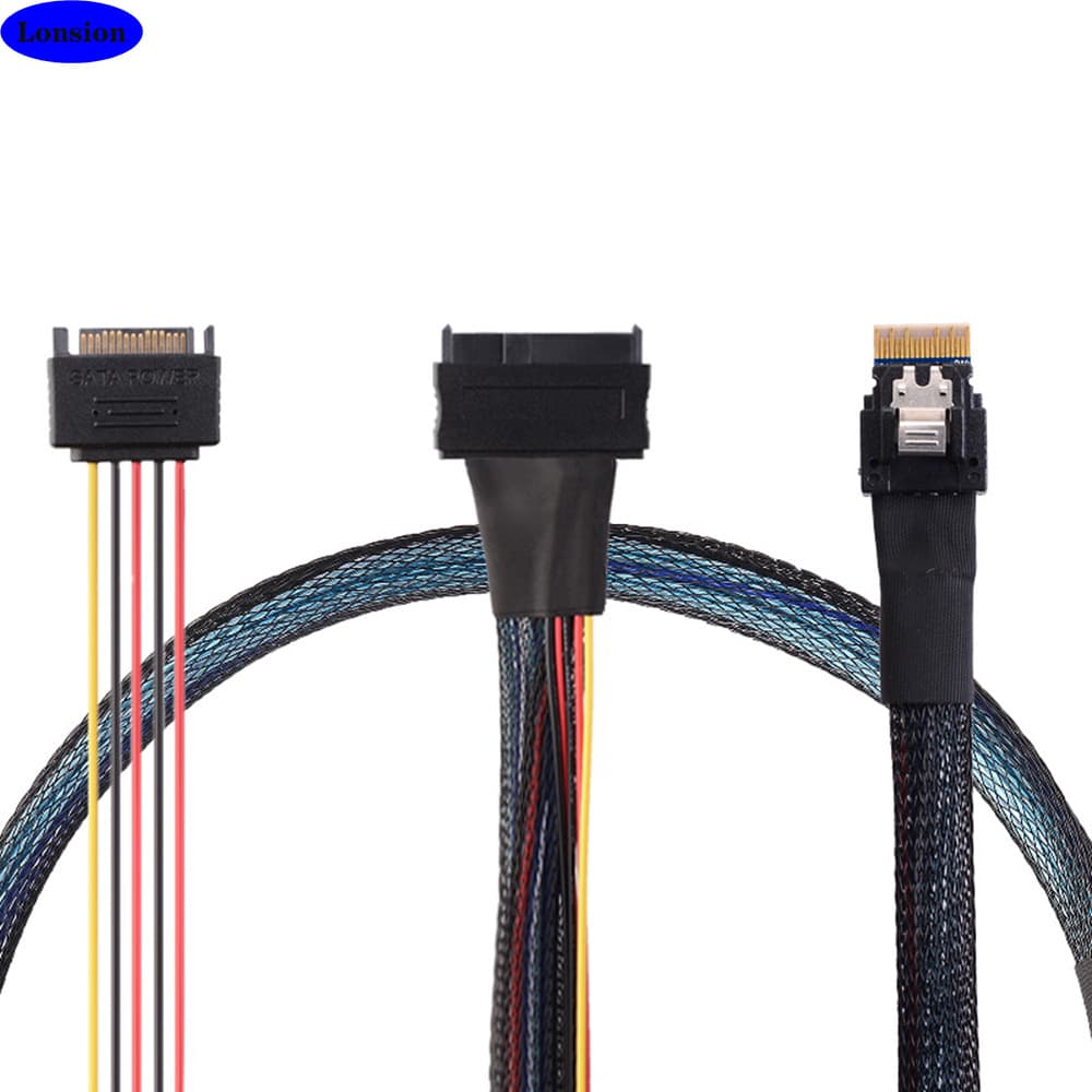 Mini SAS SFF-8654 to SAS 8639 U.2 Cable Adapter 5