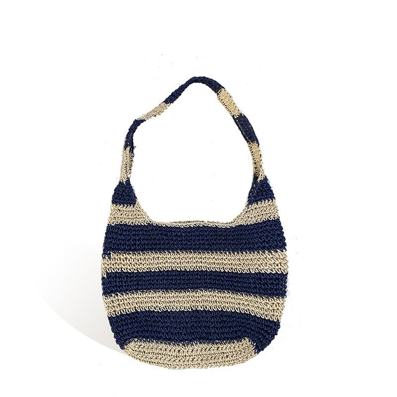 (Cross-border trading), straw beach purse, capacious shoulder bag 5